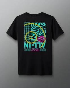Shirts & Tees|Shirts & Tees>RUDIS ALL-IN Abstract T-Shirt Black