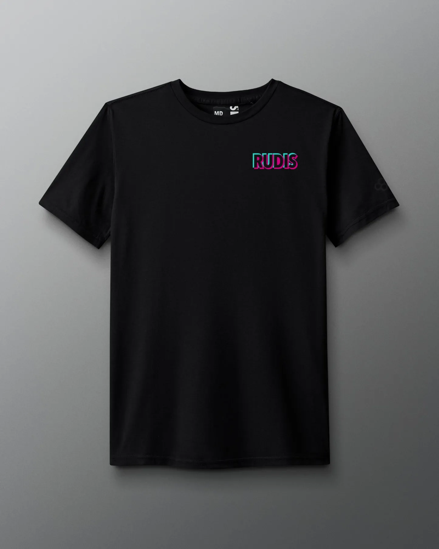 Shirts & Tees|Shirts & Tees>RUDIS ALL-IN Abstract T-Shirt Black