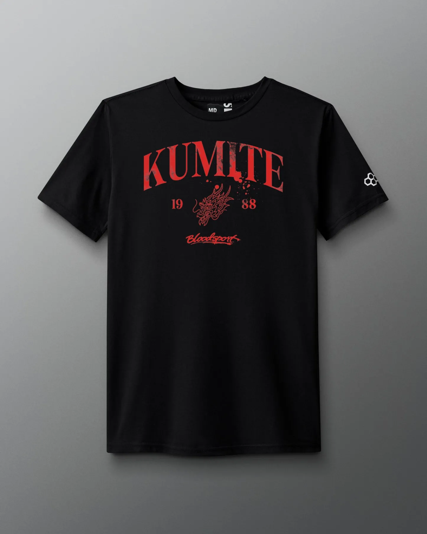 Shirts & Tees|Shirts & Tees>RUDIS Bloodsport Kumite Dragon Elite Super Soft T-Shirt Black
