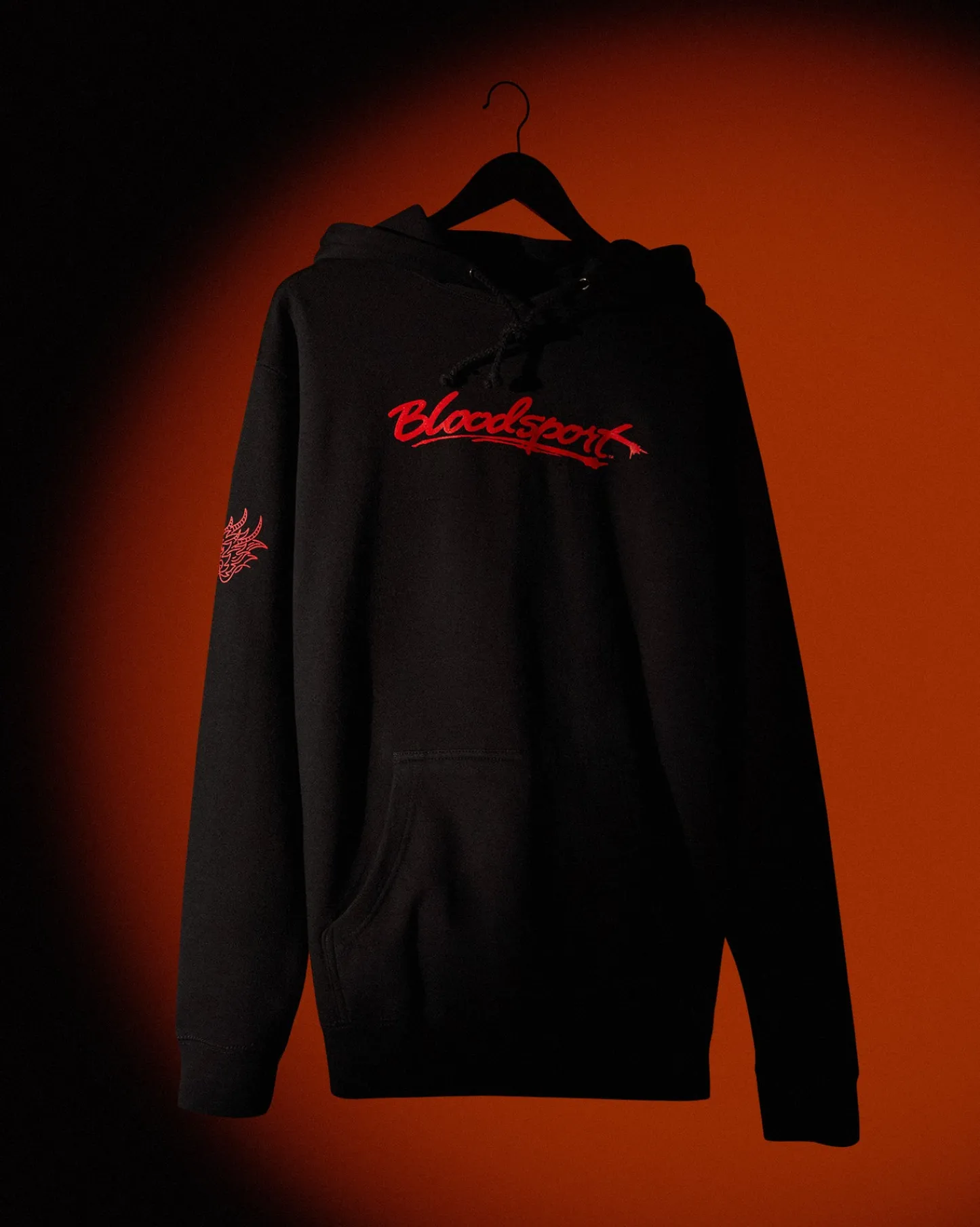 Hoodies & Pullovers|Hoodies & Pullovers>RUDIS Bloodsport Wordmark Hoodie Black