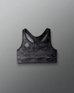 Sports Bras>RUDIS Camo Sports Bra Black Camo