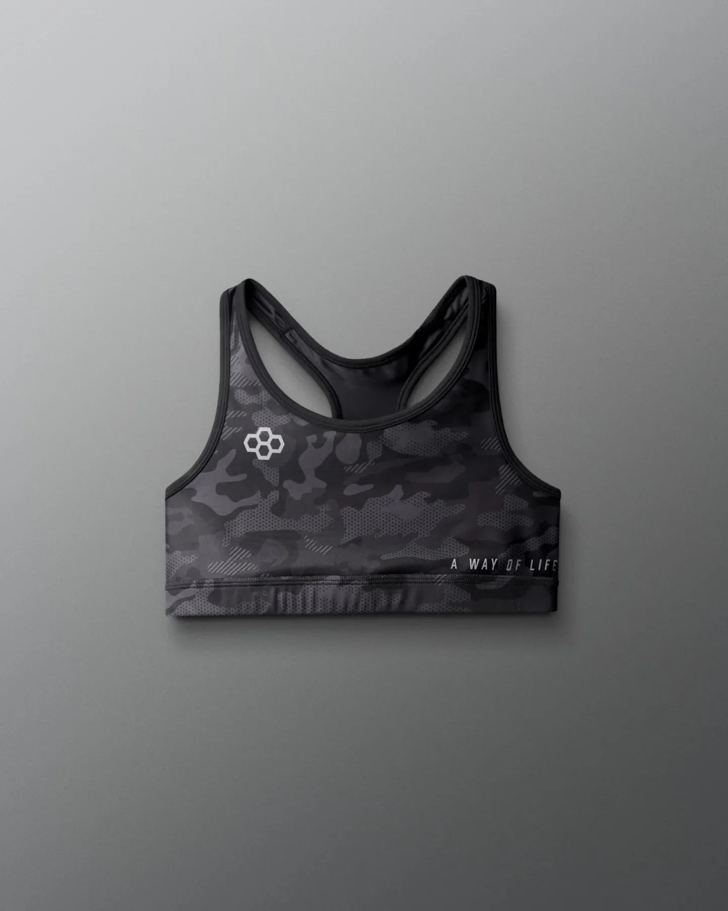 Sports Bras>RUDIS Camo Sports Bra Black Camo