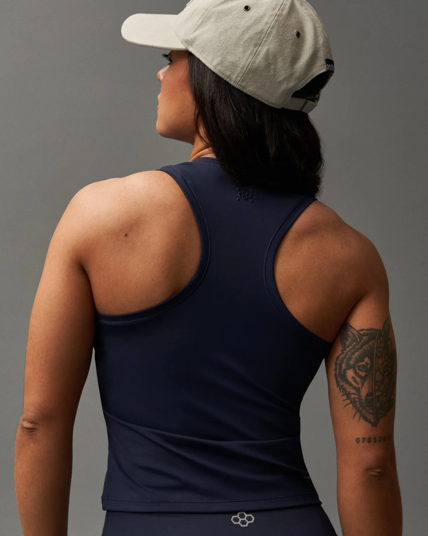 Shirts & Tees>RUDIS COOL-FEEL Women's Crop Tank Top - Navy