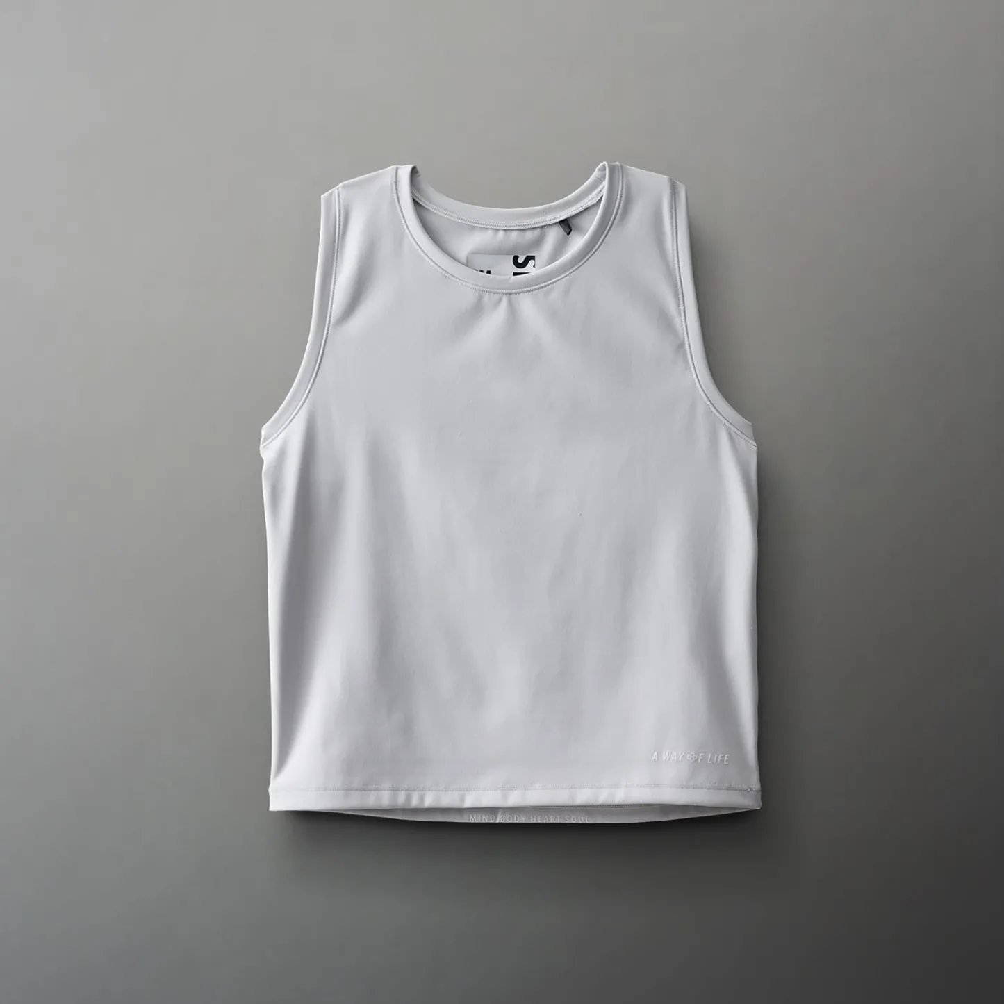 Shirts & Tees>RUDIS COOL-FEEL Women's Crop Tank Top - Lunar Gray