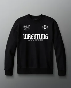 Hoodies & Pullovers|Hoodies & Pullovers>RUDIS Gothic Wrestling Titan Heavyweight Crewneck