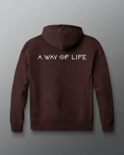 Hoodies & Pullovers|Hoodies & Pullovers>RUDIS Gothic Wrestling Titan Heavyweight Hoodie Ground Coffee