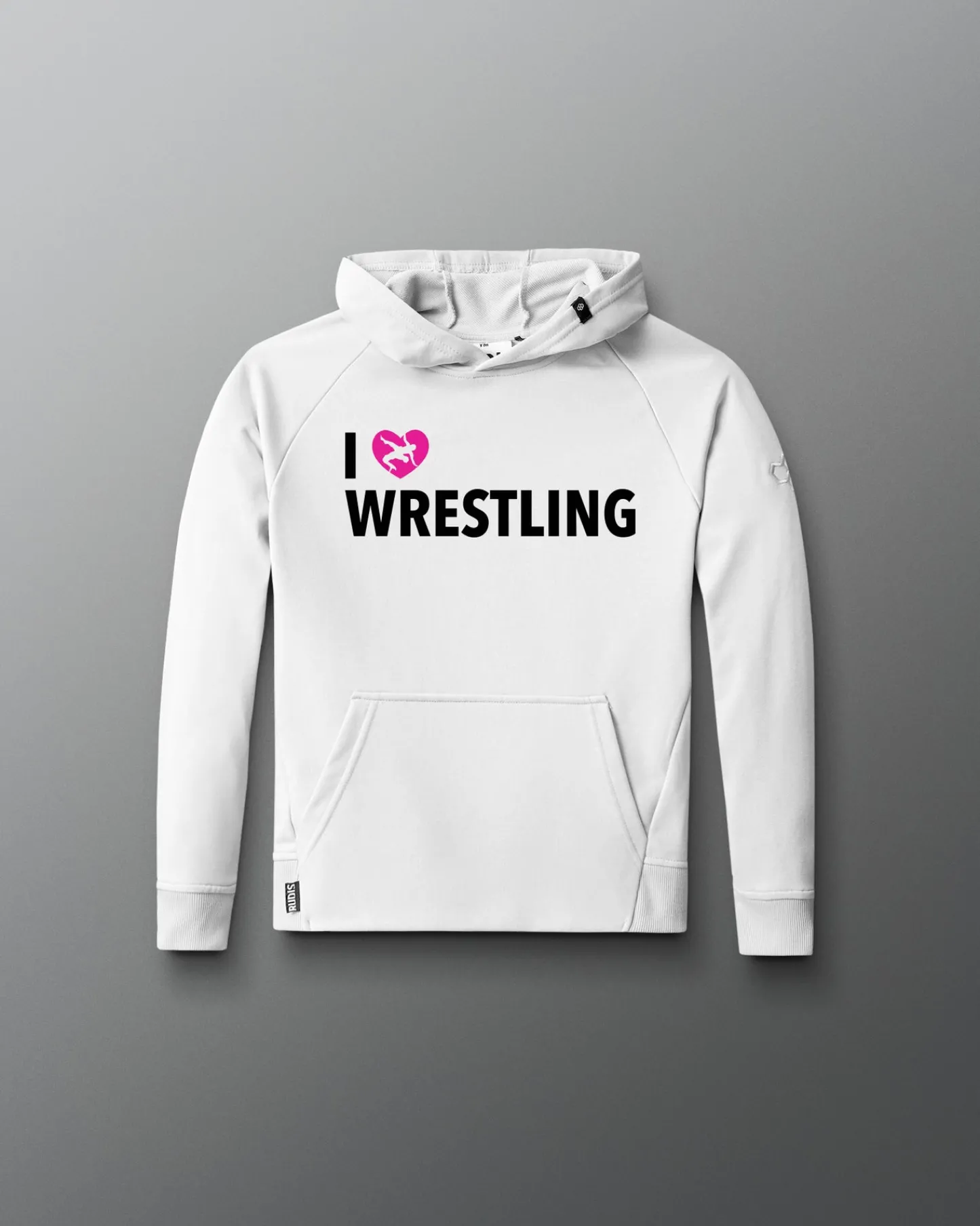 Hoodies & Pullovers>RUDIS I Love Wrestling Youth Elite Terry Hoodie