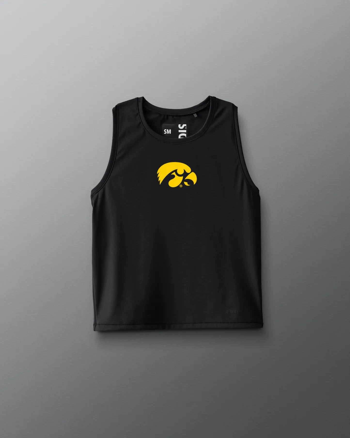 Shirts & Tees>RUDIS Iowa Hawkeyes COOL-FEEL Women's Crop Tank Black