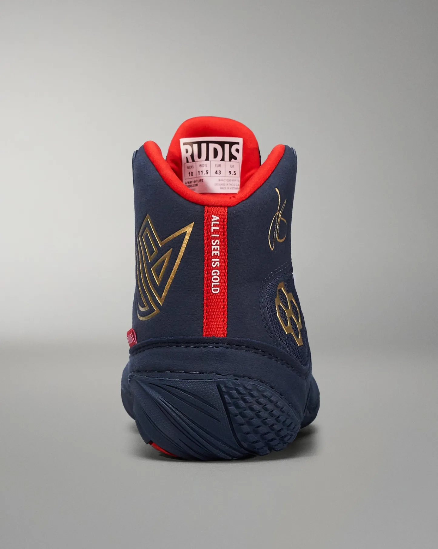 Wrestling Shoes|Wrestling Shoes>RUDIS JB1 Adult Wrestling Shoes - Navy