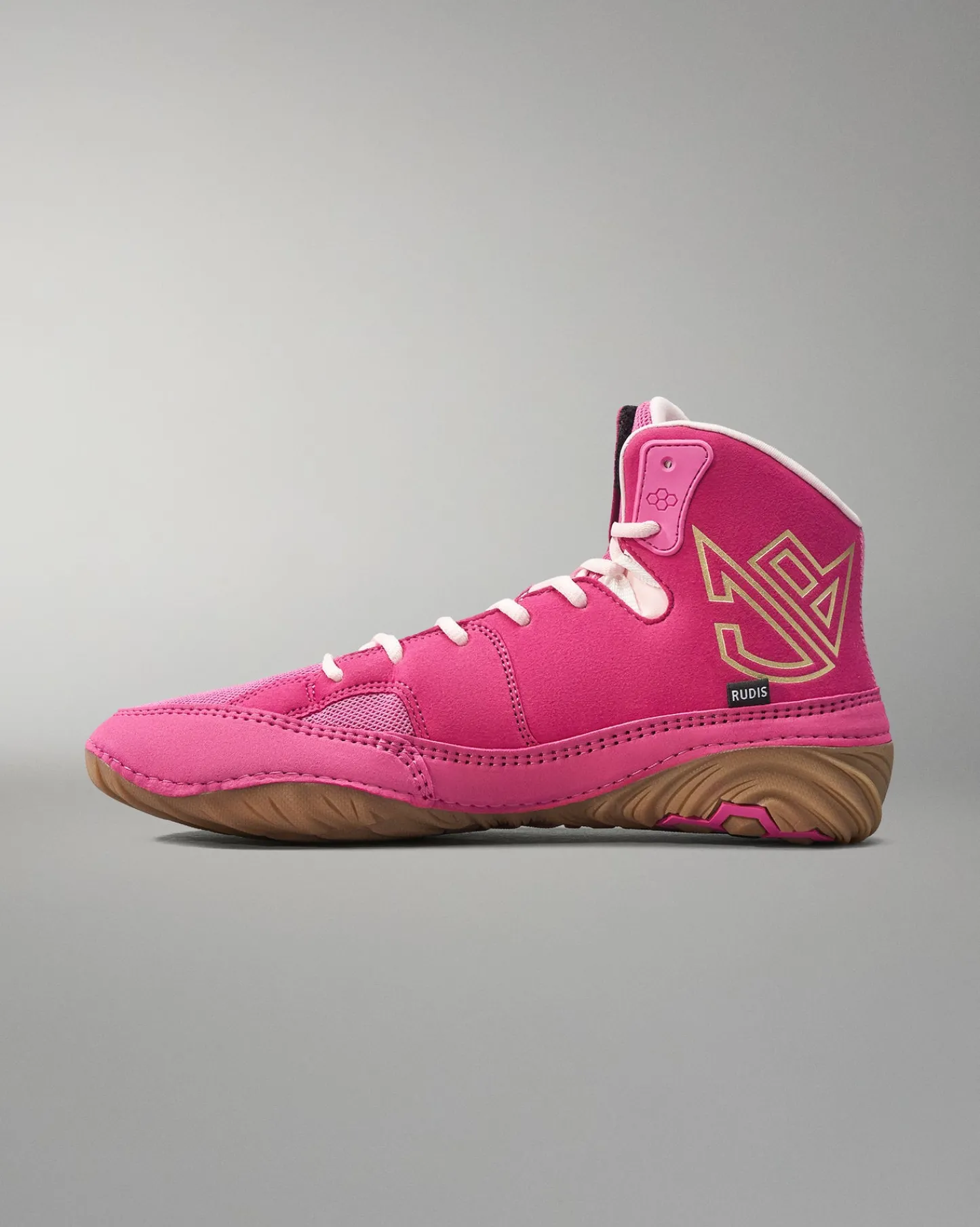 Wrestling Shoes|Wrestling Shoes>RUDIS JB1 Adult Wrestling Shoes - Gum Doubles