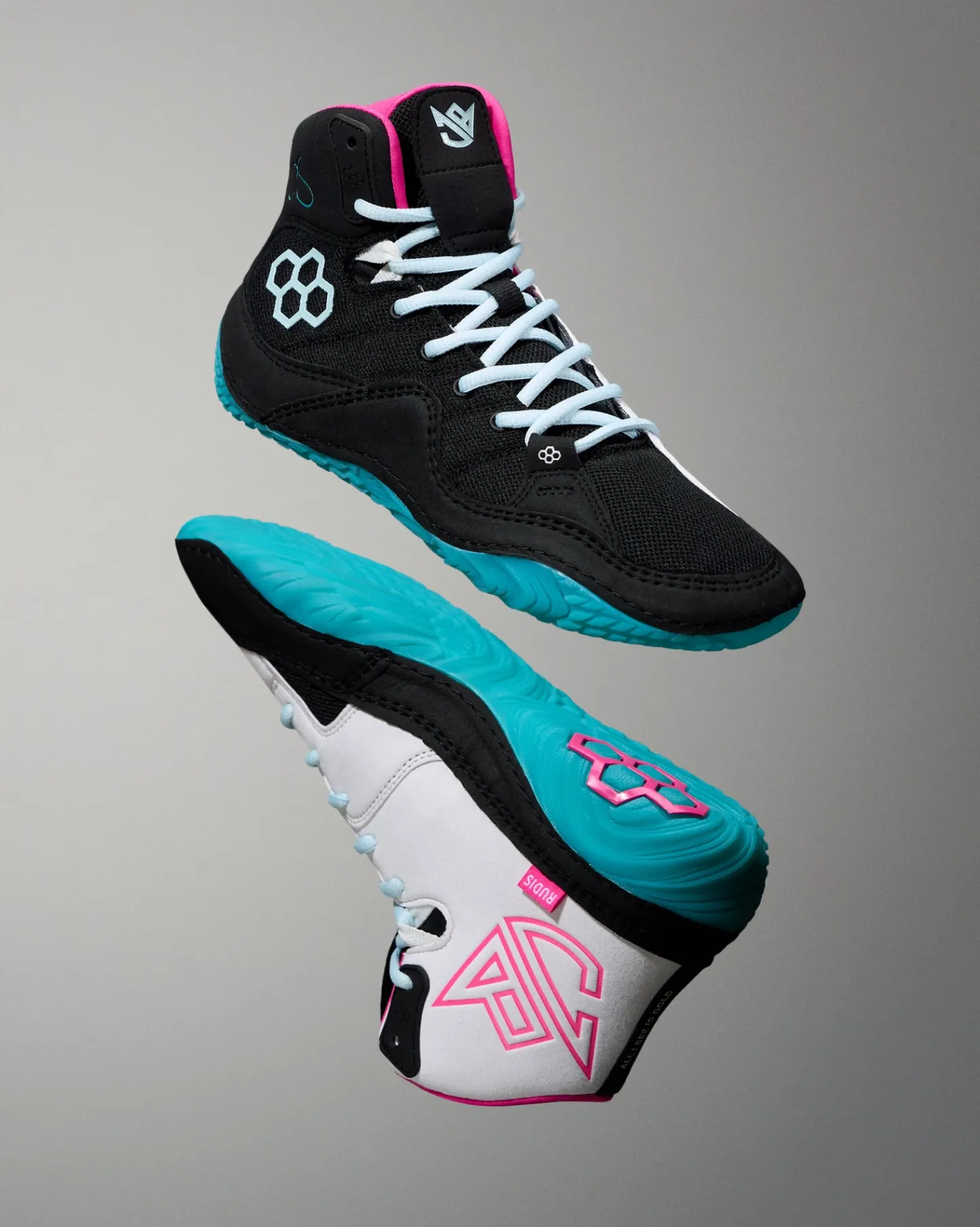 Wrestling Shoes|Wrestling Shoes>RUDIS JB1 Adult Wrestling Shoes - South Beach