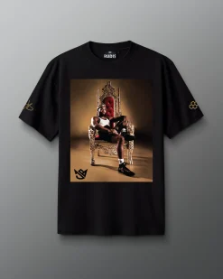 Shirts & Tees>RUDIS JB Throne Heavyweight T-Shirt Black