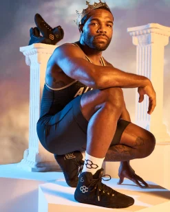 Wrestling Shoes|Wrestling Shoes>RUDIS JB1 Youth Wrestling Shoes - ALLISEEISGOLD