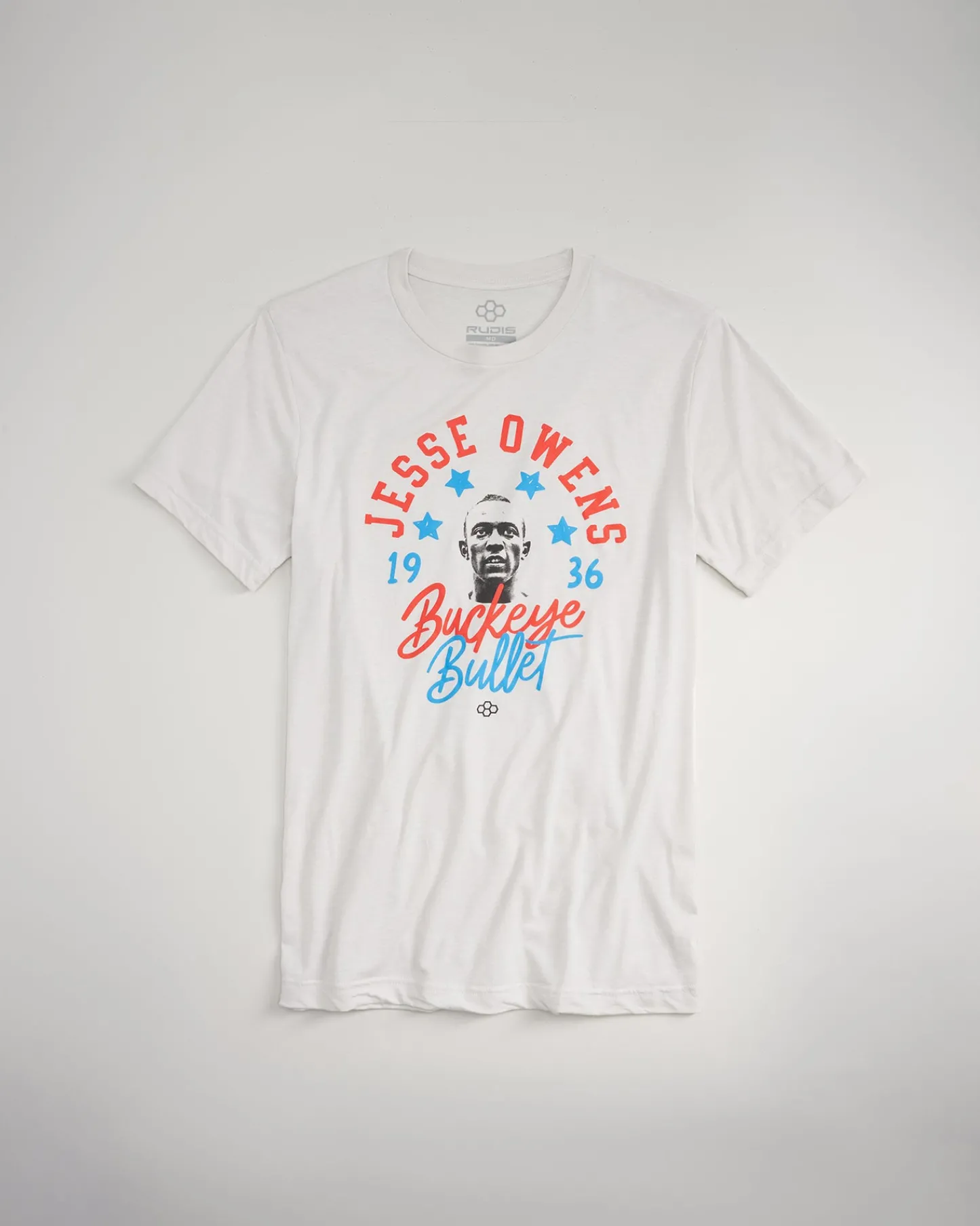 Shirts & Tees>RUDIS Jesse Owens Vintage T-Shirt Cream