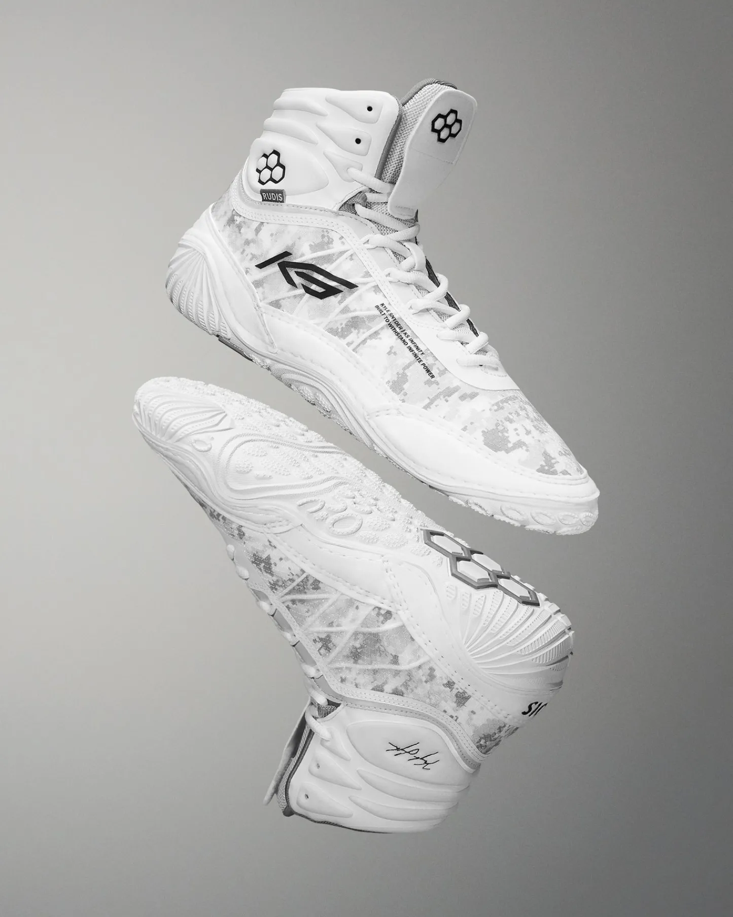 Wrestling Shoes|Wrestling Shoes>RUDIS KS Infinity Edge Adult Wrestling Shoes - Winter Warfare
