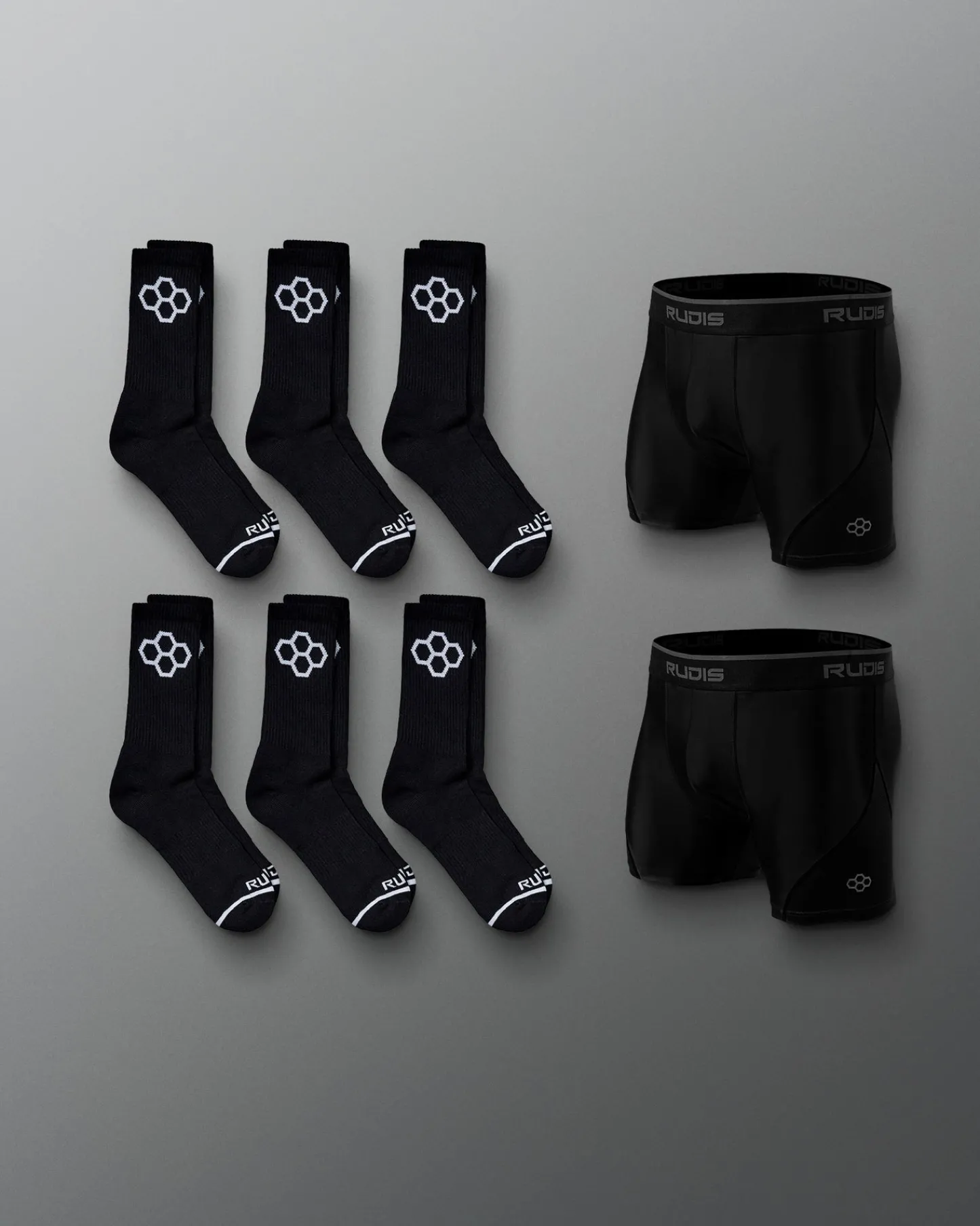 Socks & Underwear>RUDIS Men's Essentials Bundle - Black