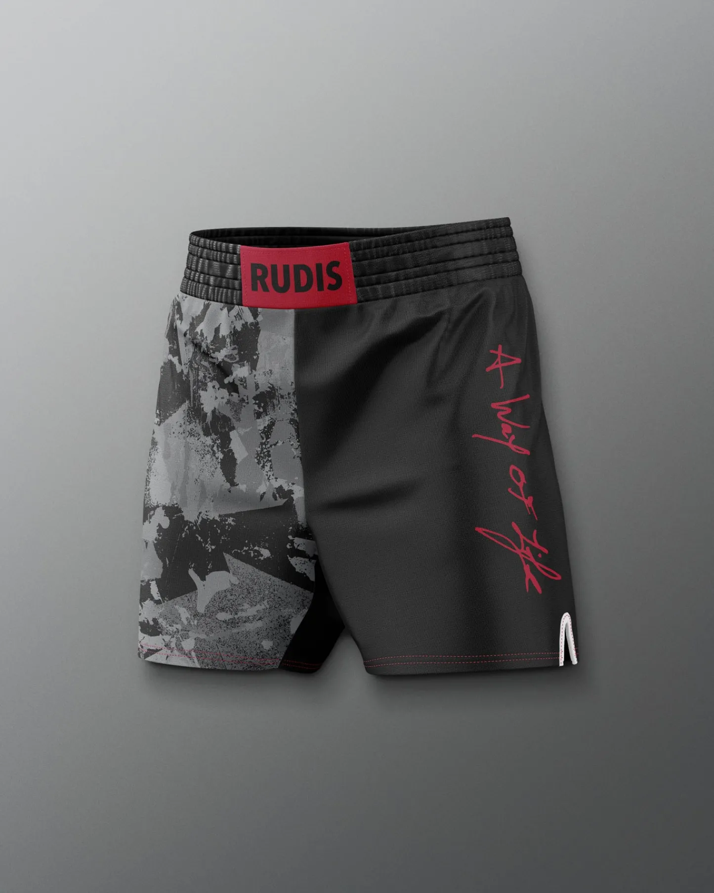 Shorts & Bottoms>RUDIS Motto Scripted Elite Short