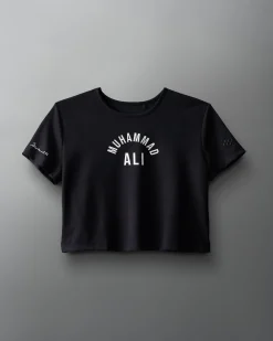 Shirts & Tees>RUDIS Muhammad Ali Women's Ultimate Crop T-Shirt Black