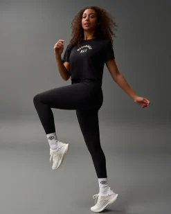 Shirts & Tees>RUDIS Muhammad Ali Women's Ultimate Crop T-Shirt Black