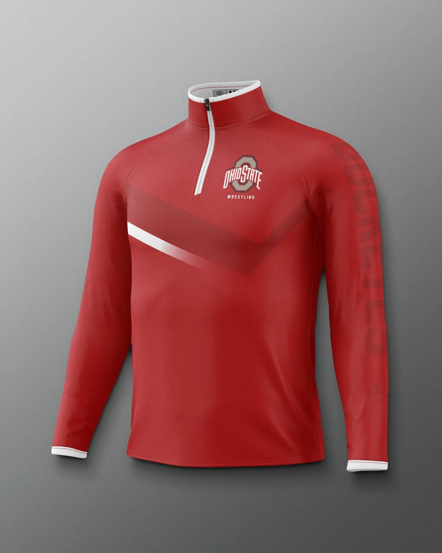 Hoodies & Pullovers|Jackets & 1/4 Zips>RUDIS Ohio State Sublimated Quarter Zip