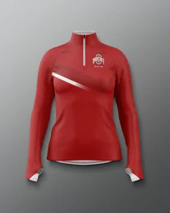 Jackets & 1/4 Zips>RUDIS Ohio State Sublimated Women's Quarter Zip