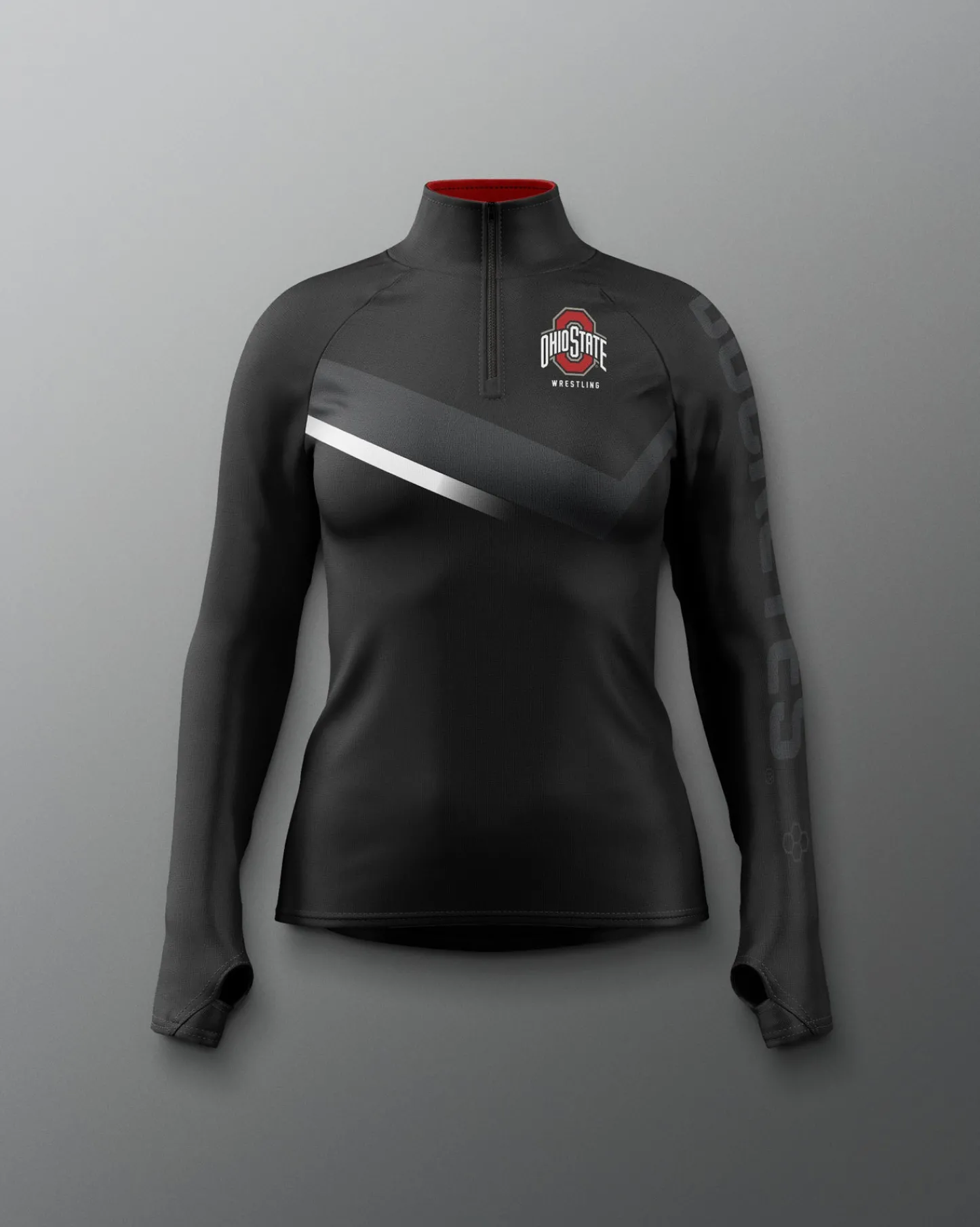 Jackets & 1/4 Zips>RUDIS Ohio State Sublimated Women's Quarter Zip