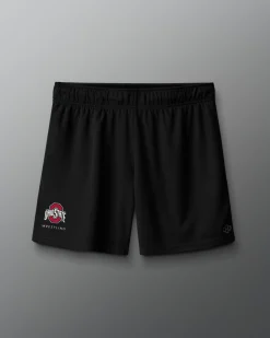 Shorts & Bottoms|Shorts & Bottoms>RUDIS Ohio State Wrestling 6" Mesh Shorts Black