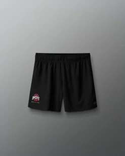 Shorts & Bottoms>RUDIS Ohio State Wrestling 6" Youth Mesh Shorts Black