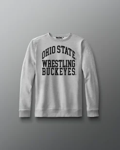 Hoodies & Pullovers>RUDIS Ohio State Wrestling Buckeyes Youth Crewneck
