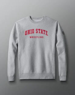 Hoodies & Pullovers|Hoodies & Pullovers>RUDIS Ohio State Wrestling Convex Crewneck Black