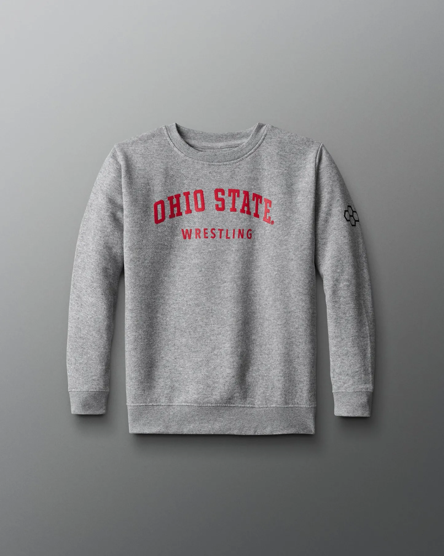 Hoodies & Pullovers>RUDIS Ohio State Wrestling Convex Youth Crewneck Black
