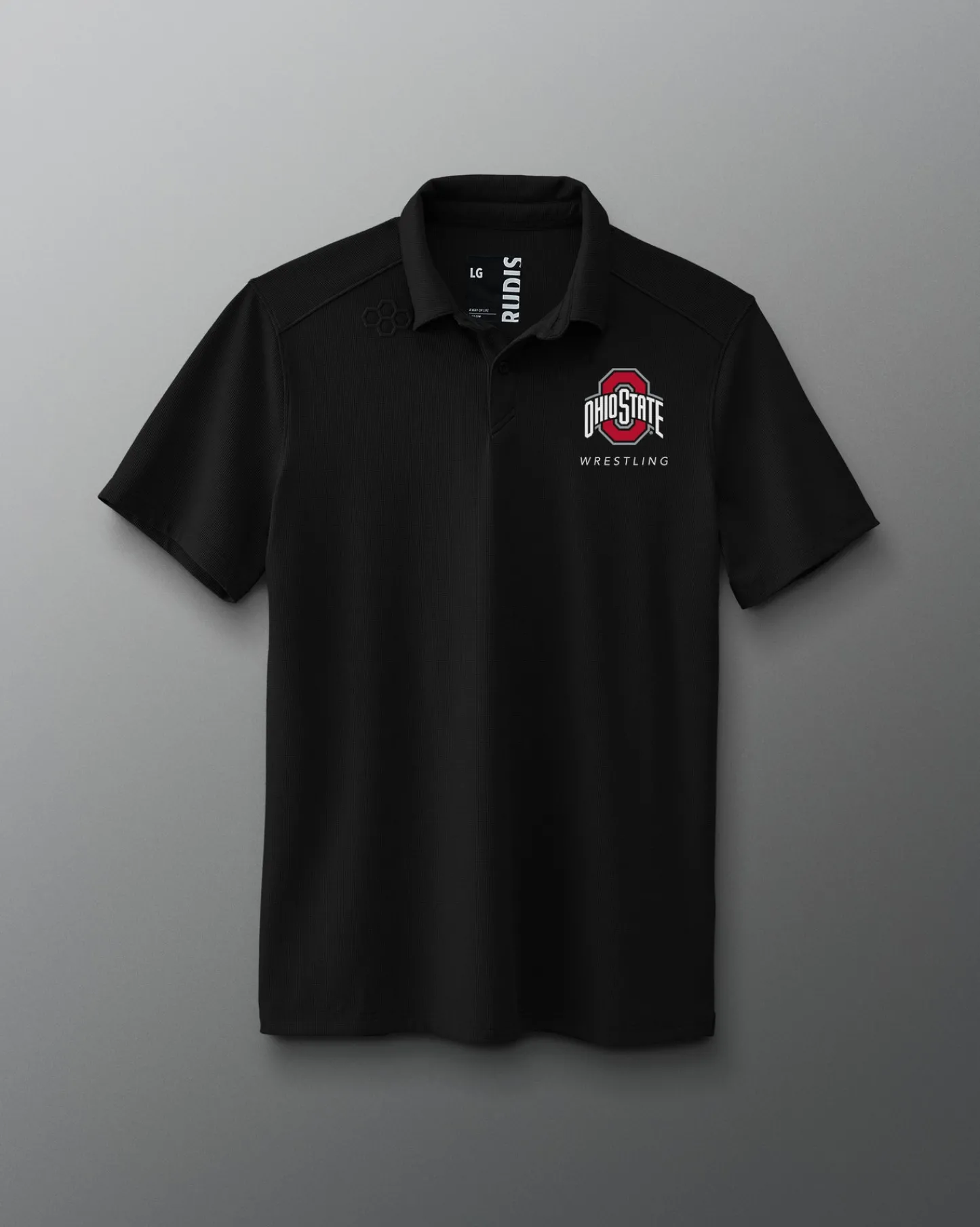 Shirts & Tees|Polos>RUDIS Ohio State Wrestling Go-To Polo Black