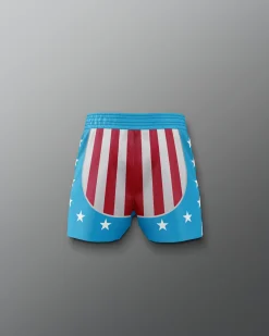 Shorts & Bottoms>RUDIS Rocky "CREED" Youth Elite Shorts Red/White/Blue