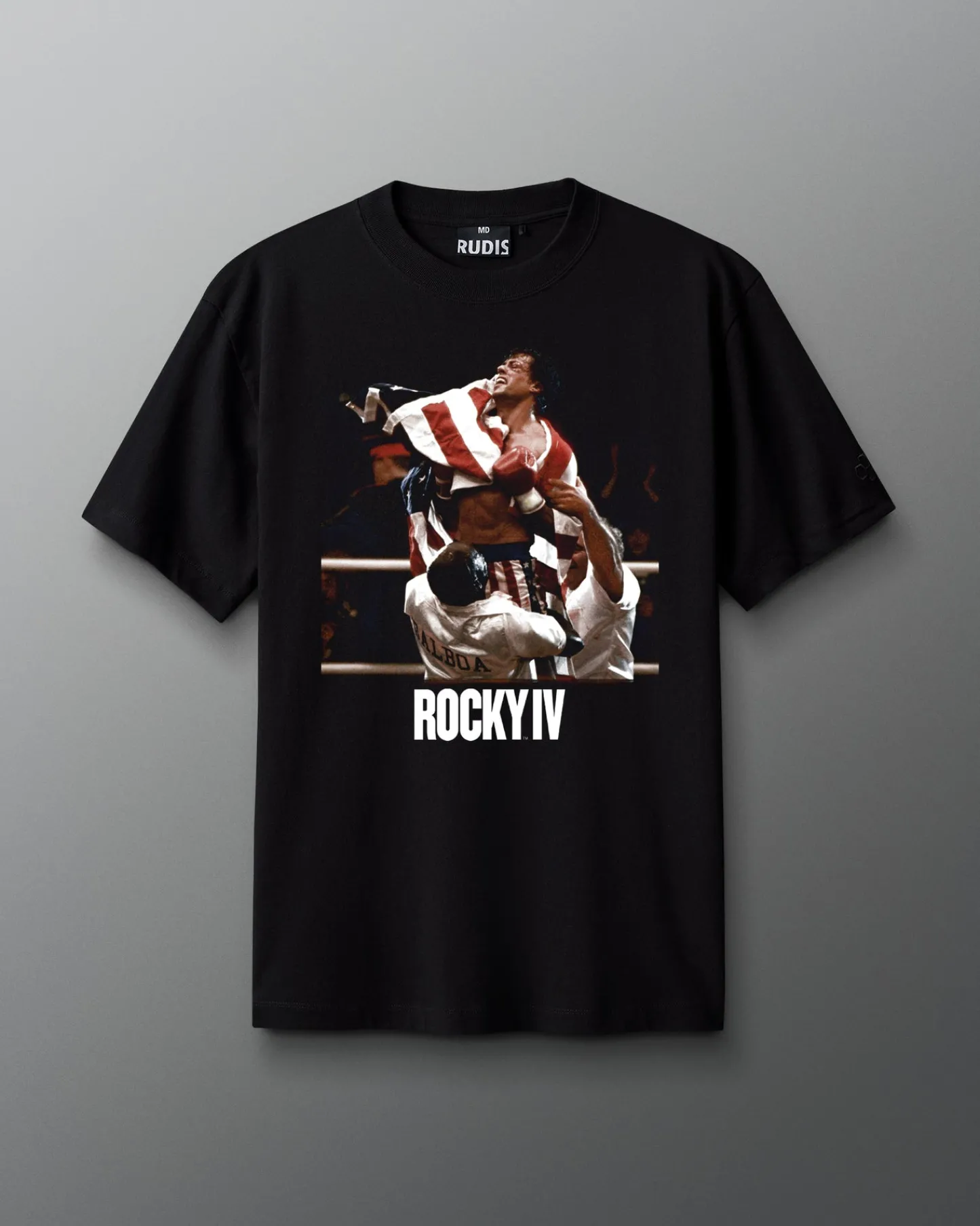 Shirts & Tees|Shirts & Tees>RUDIS Rocky IV Vintage Heavyweight T-Shirt Black