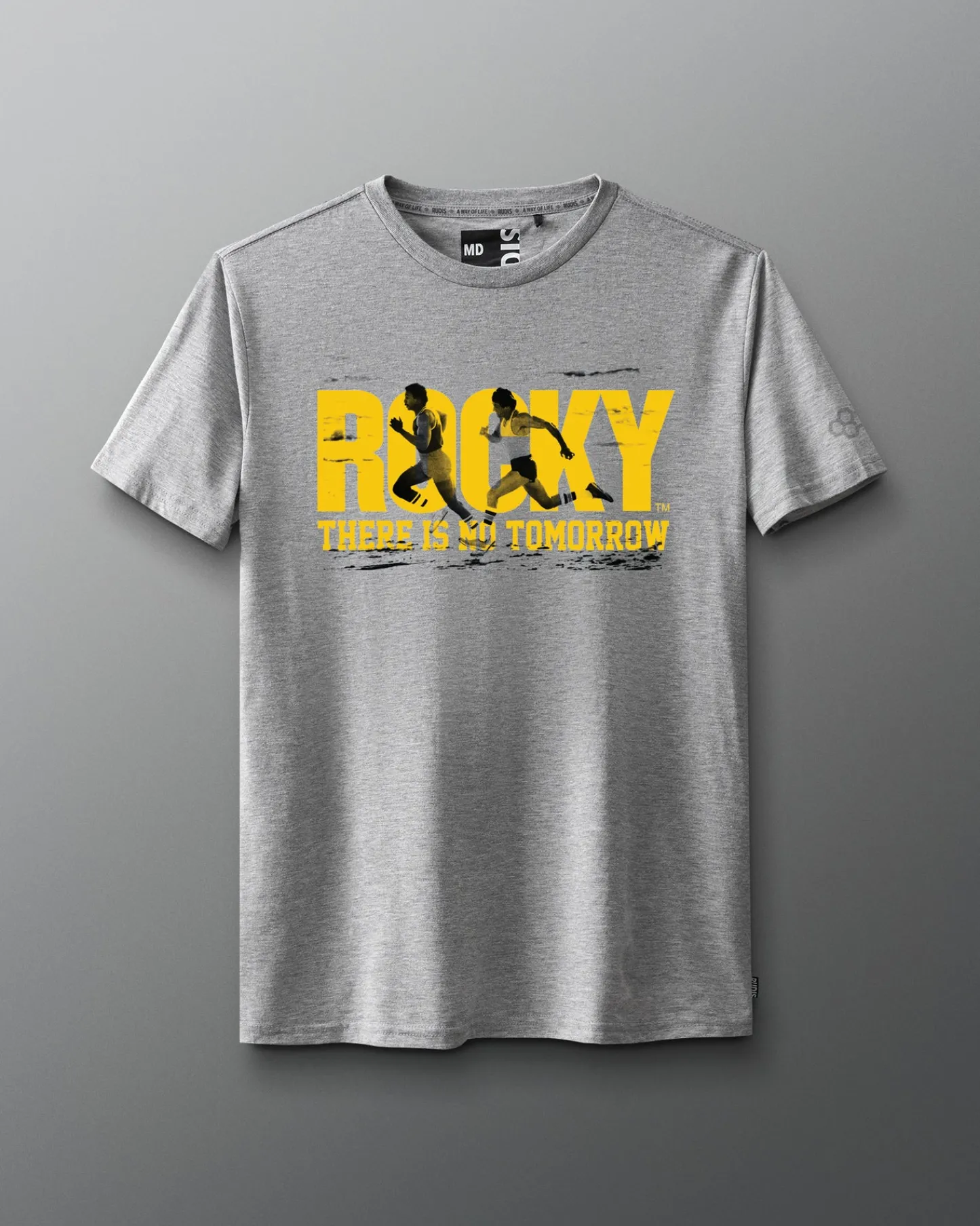 Shirts & Tees|Shirts & Tees>RUDIS ROCKY Run Elite Super Soft T-Shirt Athletic Heather Gray