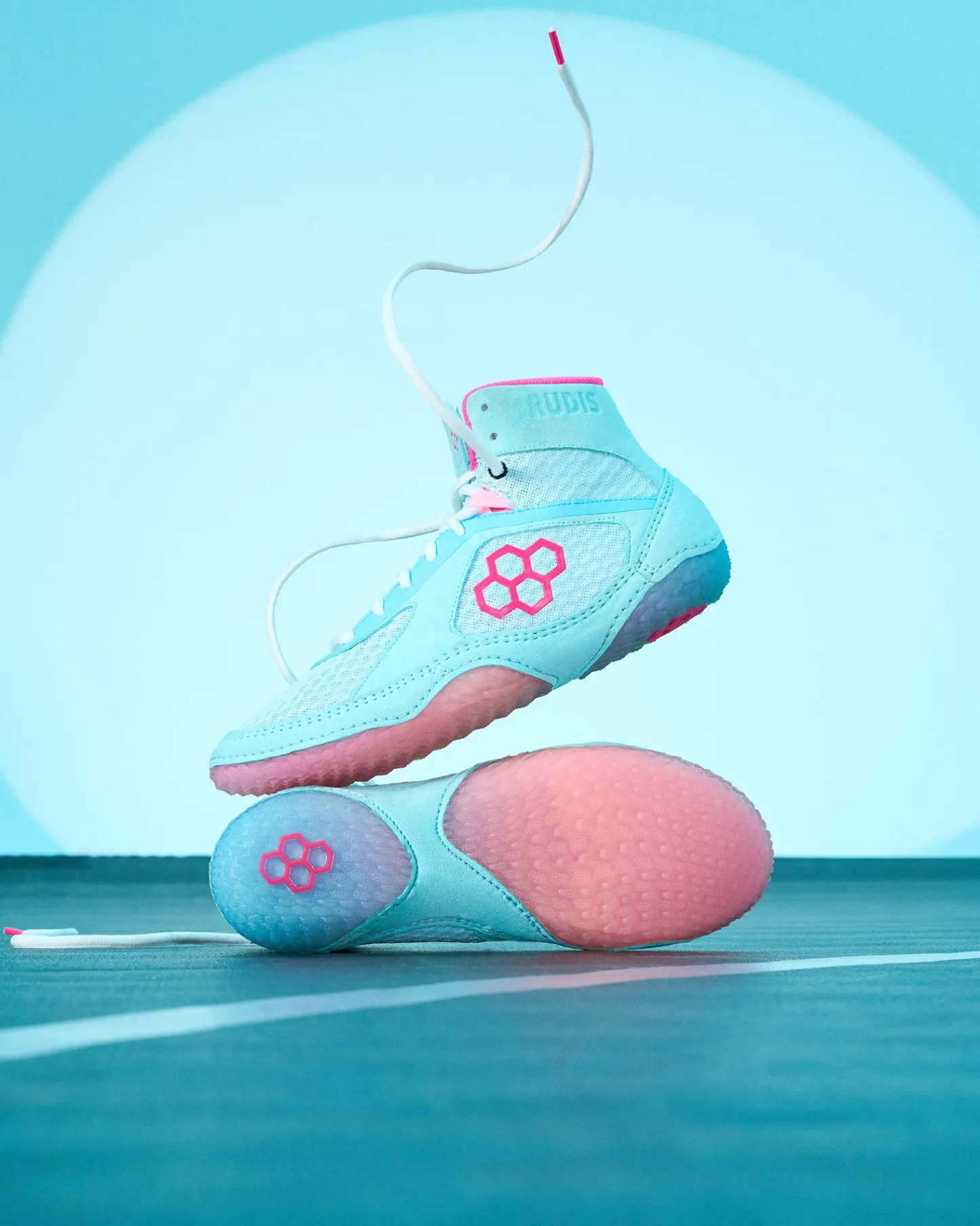 Wrestling Shoes|Wrestling Shoes>RUDIS Alpha 2.0 Adult Wrestling Shoes - Cotton Candy