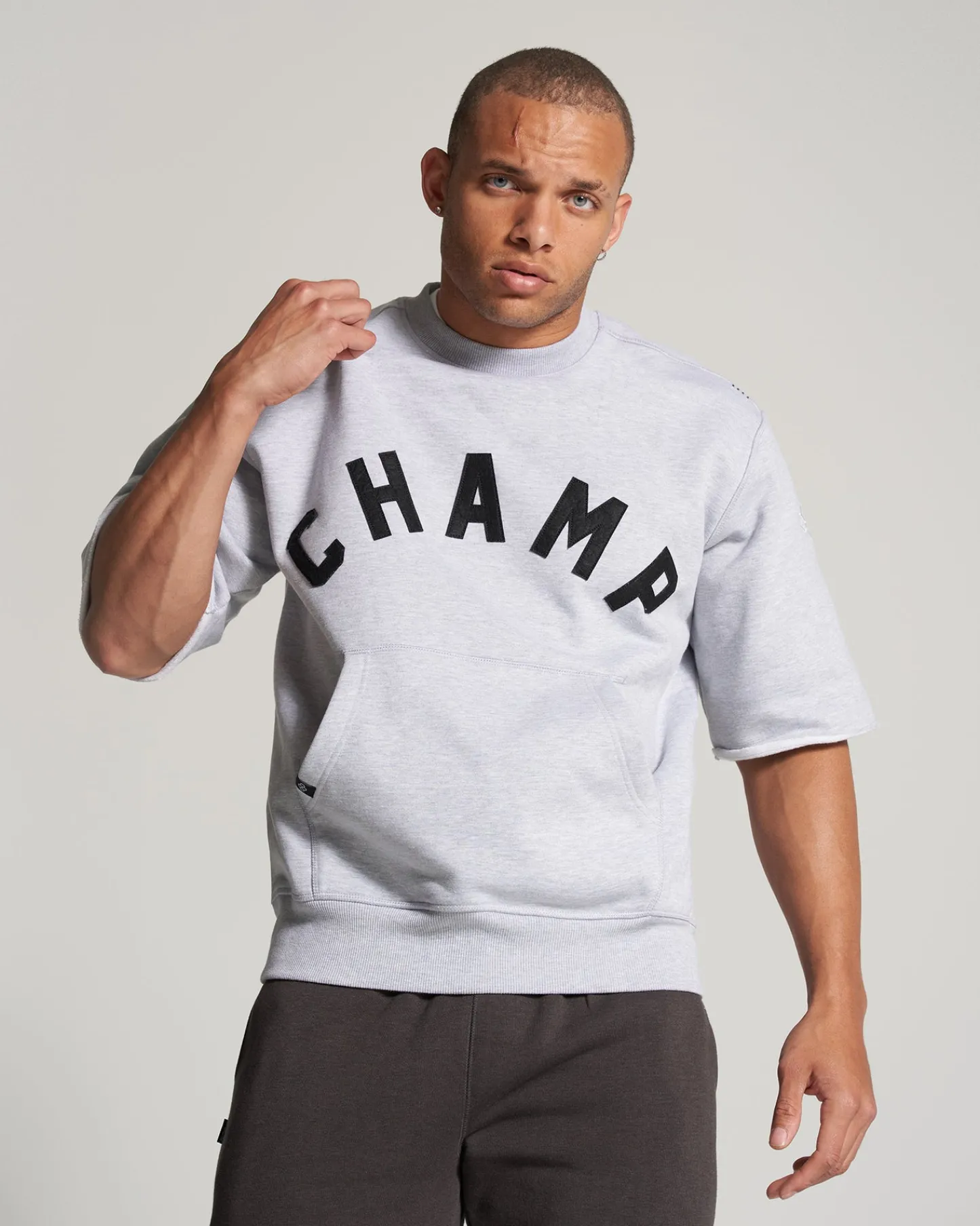 Hoodies & Pullovers>RUDIS Champ Cutoff Crew