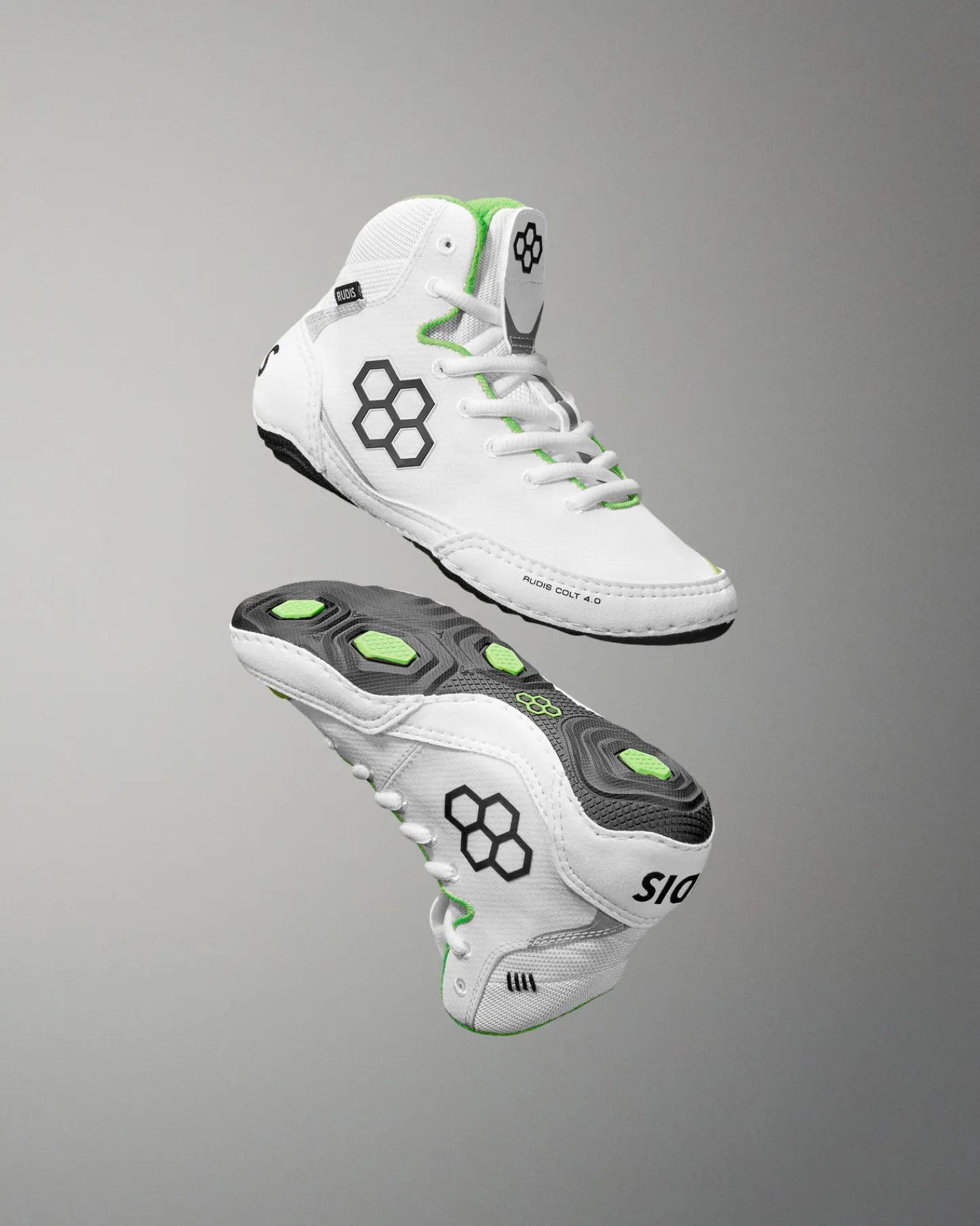 Wrestling Shoes|Wrestling Shoes>RUDIS Colt 4.0 Youth Wrestling Shoes - Neon Edge
