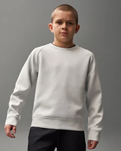 Hoodies & Pullovers>RUDIS COOL-FEEL Youth Crewneck - Lunar Gray
