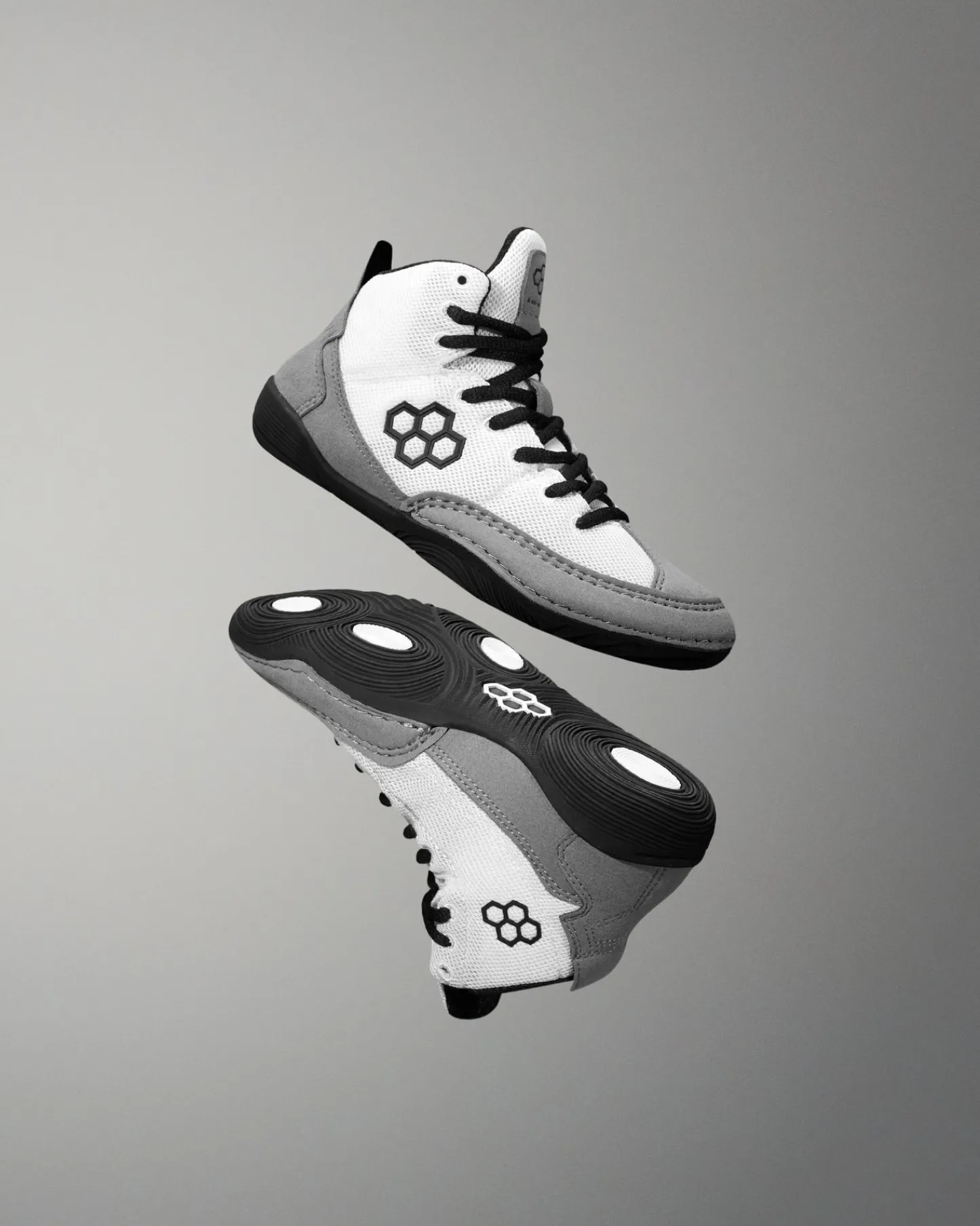 Wrestling Shoes|Wrestling Shoes>RUDIS Courage Youth Wrestling Shoes - White/Midnight