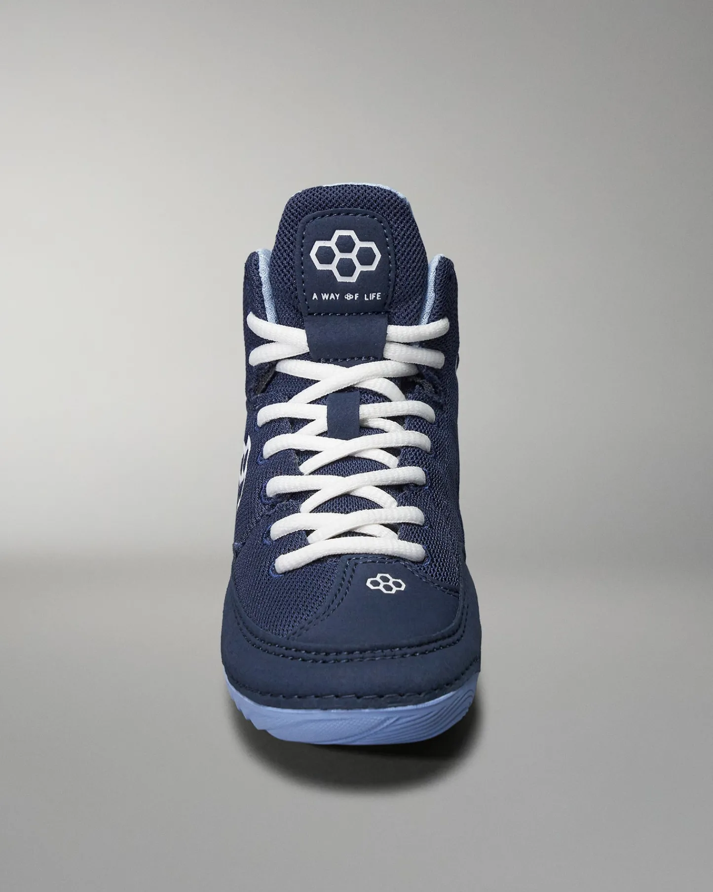 Wrestling Shoes|Wrestling Shoes>RUDIS Courage Youth Wrestling Shoes - Navy Carolina