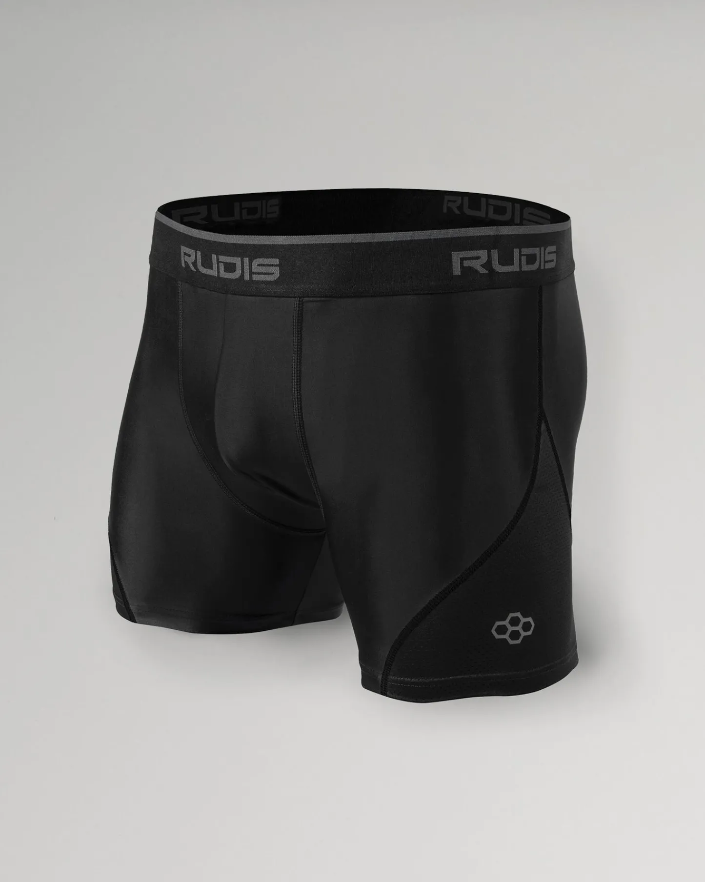 Socks & Underwear>RUDIS Essential Black/Black Adult Boxer Brief