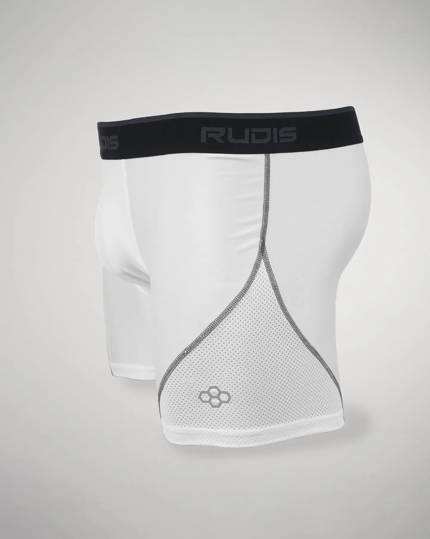 Socks & Underwear>RUDIS Essential White/Gray Adult Boxer Brief