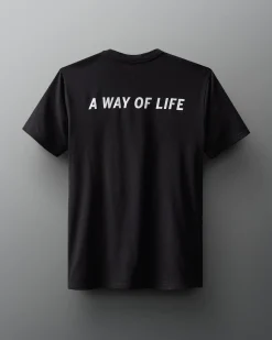 Shirts & Tees>RUDIS Hex Gradient T-Shirt Black