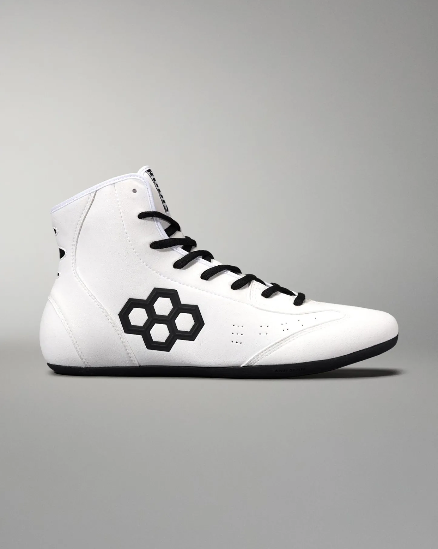 Wrestling Shoes|Wrestling Shoes>RUDIS International Adult Wrestling Shoes - White/Black