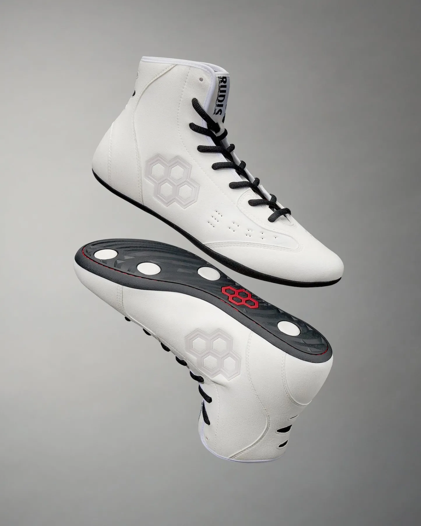 Wrestling Shoes|Wrestling Shoes>RUDIS International Adult Wrestling Shoes - White