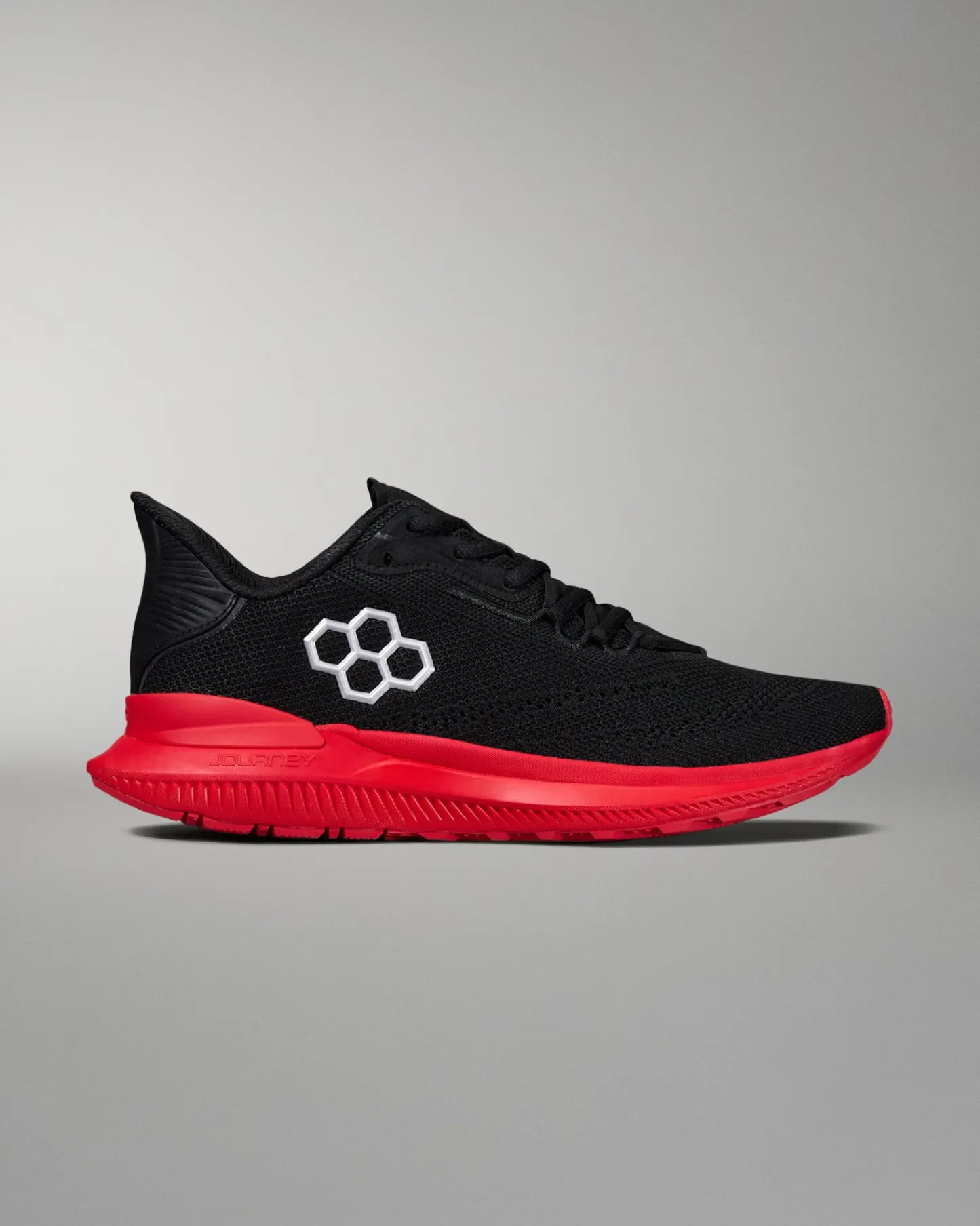Training Shoes|Training Shoes>RUDIS Journey Knit Adult Training Shoes - Black/Red
