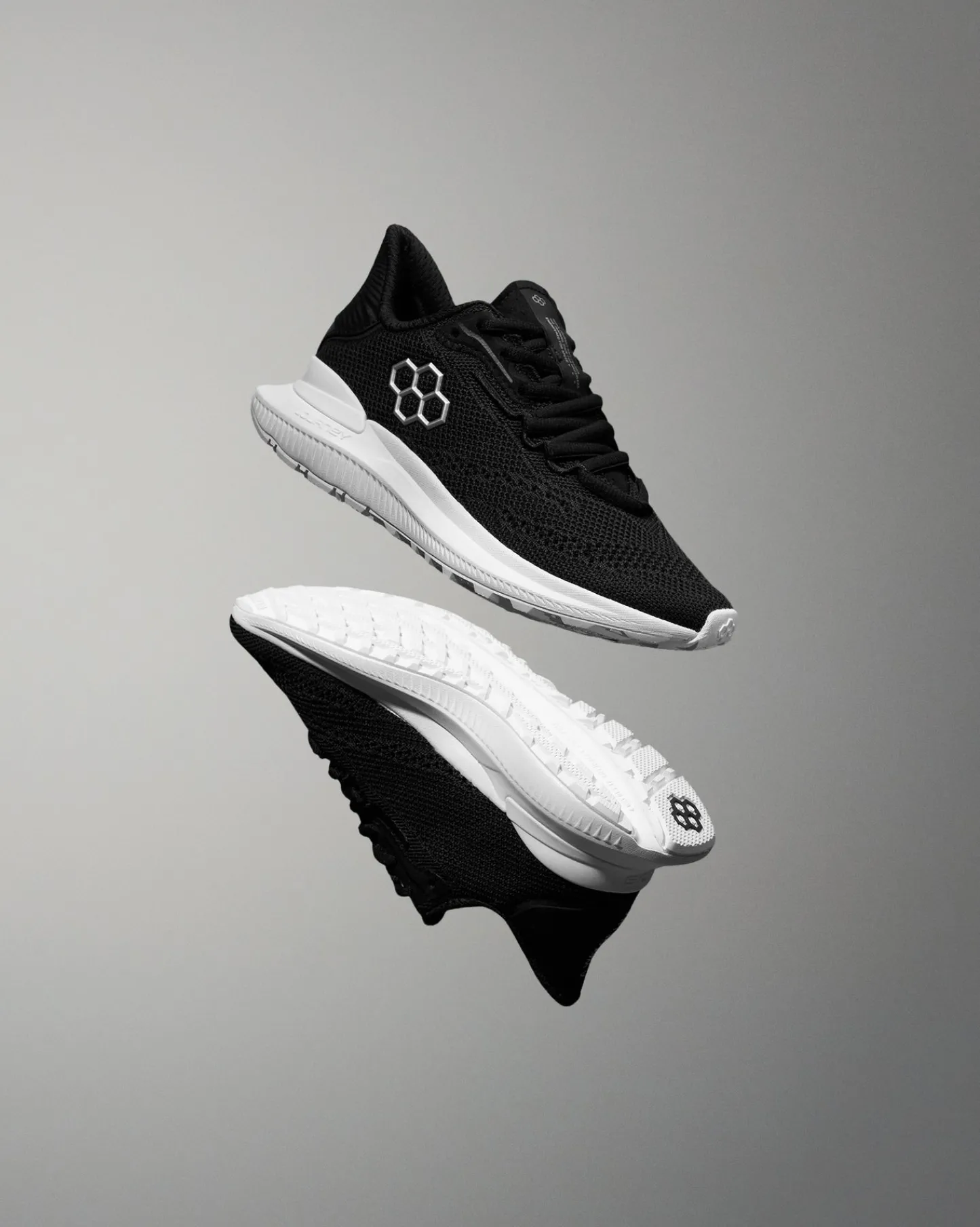 Training Shoes|Training Shoes>RUDIS Journey Knit Youth Training Shoes - Midnight White