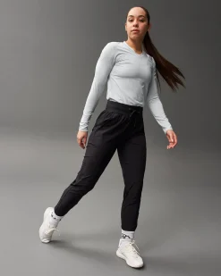 Shirts & Tees>RUDIS Performance Women's V-Neck Long Sleeve - Lunar Gray