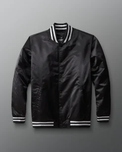 Jackets & Vests>RUDIS Satin Jacket Black